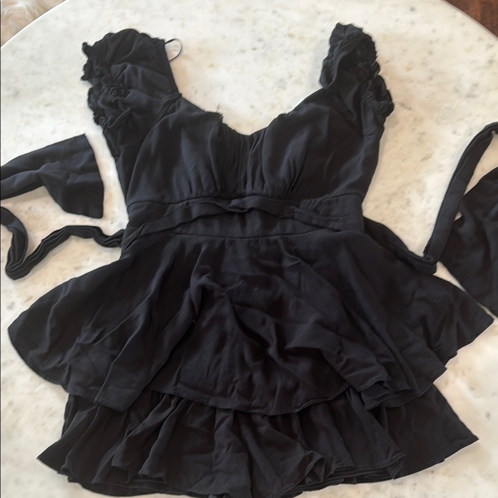 Altar'd State Elegant Black Dress